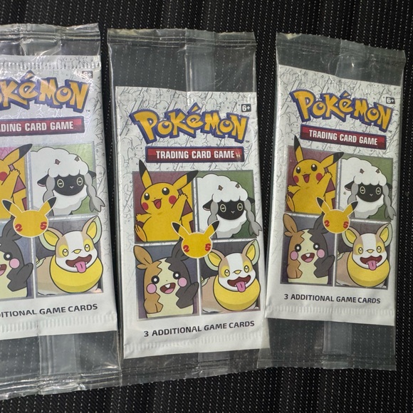 Pokémon 3 packs FACTORY SEALED were only available through cereal boxes.